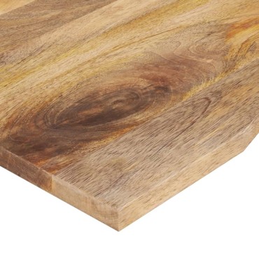 vidaXL Επιφάνεια Γραφείου Καμπύλη 140x60x2,5cm Μασίφ Ακατ. Μάνγκο