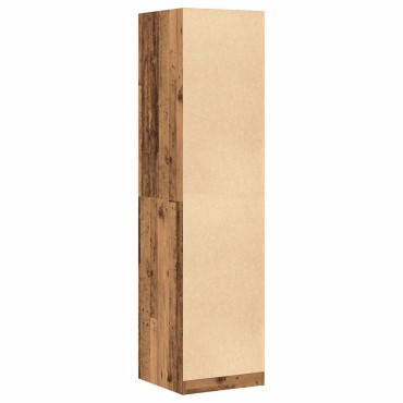 vidaXL Ντουλάπα Όψη Παλαιού Ξύλου 50x50x200cm από Επεξεργασμένο Ξύλο 1 τεμ.