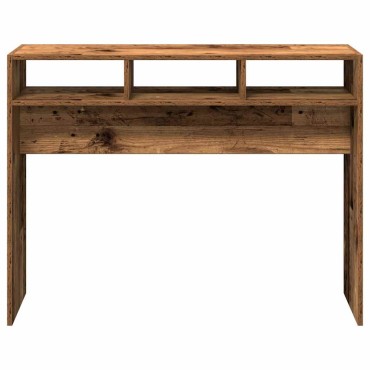 vidaXL Τραπέζι Κονσόλα Παλιό ξύλο 105x30x80cm από Μοριοσανίδα 1 τεμ.