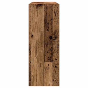 vidaXL Τραπέζι Κονσόλα Παλιό ξύλο 105x30x80cm από Μοριοσανίδα 1 τεμ.