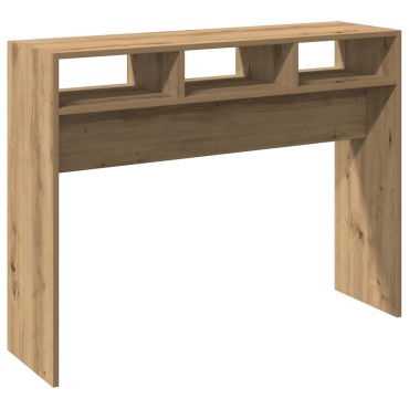 vidaXL Τραπέζι Κονσόλα Αρτισιανή Δρυς 105x30x80cm Επεξεργασμένο Ξύλο 1 τεμ.