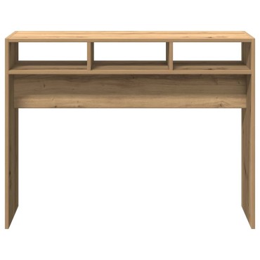 vidaXL Τραπέζι Κονσόλα Αρτισιανή Δρυς 105x30x80cm Επεξεργασμένο Ξύλο 1 τεμ.