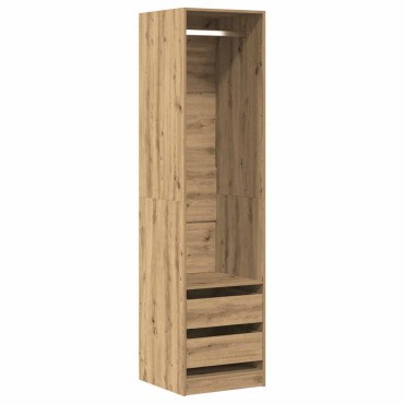 vidaXL Ντουλάπα Τεχνίτης Δρυς 50x50x200cm από Επεξεργασμένο Ξύλο 1 τεμ.