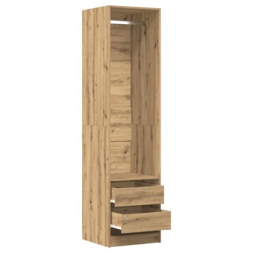 vidaXL Ντουλάπα Τεχνίτης Δρυς 50x50x200cm από Επεξεργασμένο Ξύλο 1 τεμ.