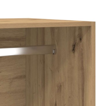 vidaXL Ντουλάπα Τεχνίτης Δρυς 50x50x200cm από Επεξεργασμένο Ξύλο 1 τεμ.