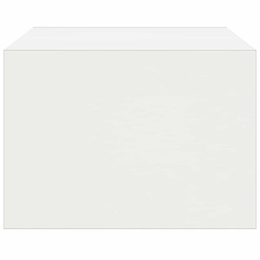 vidaXL Έπιπλο Τηλεόρασης με LED Λευκό 75x35,5x25cm