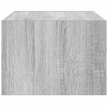 vidaXL Έπιπλο Τηλεόρασης με LED Γκρι Sonoma 75x35,5x25cm