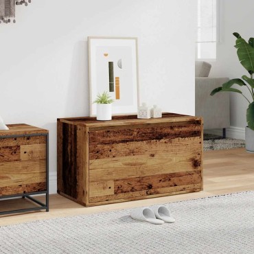vidaXL Έπιπλο Χολ / Εισόδου Παλιό Ξύλο 80x40x45cm από Μοριοσανίδα 1 τεμ.