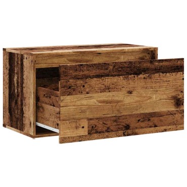 vidaXL Έπιπλο Χολ / Εισόδου Παλιό Ξύλο 80x40x45cm από Μοριοσανίδα 1 τεμ.