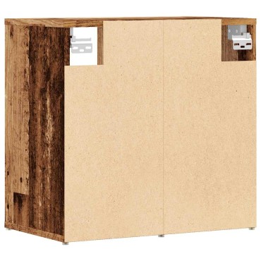 vidaXL Ντουλάπα παπουτσιών Παλιό Ξύλο 52x30x50 εκ 1 τεμ.