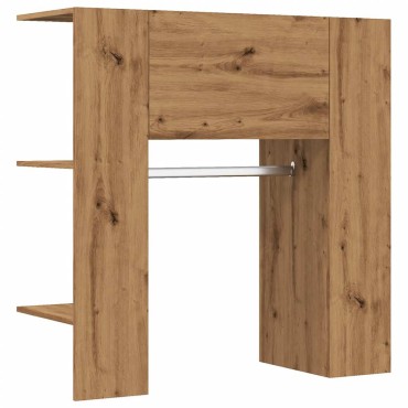 vidaXL Ντουλάπι διαδρόμου Δρυς τεχνίτης 97,5x37x99cm Ξύλο μηχανής 1 τεμ.