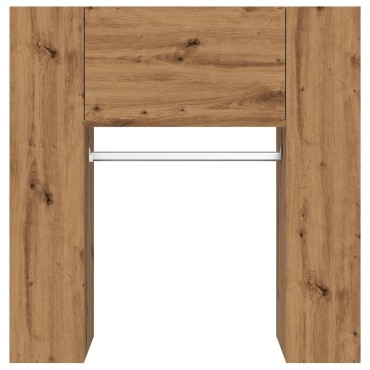 vidaXL Ντουλάπι διαδρόμου Δρυς τεχνίτης 97,5x37x99cm Ξύλο μηχανής 1 τεμ.