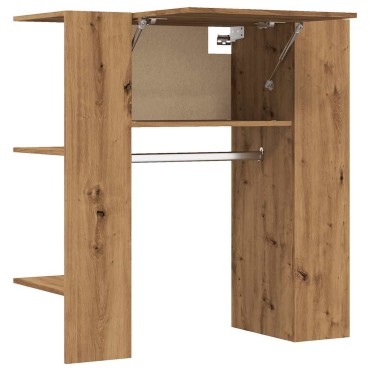 vidaXL Ντουλάπι διαδρόμου Δρυς τεχνίτης 97,5x37x99cm Ξύλο μηχανής 1 τεμ.