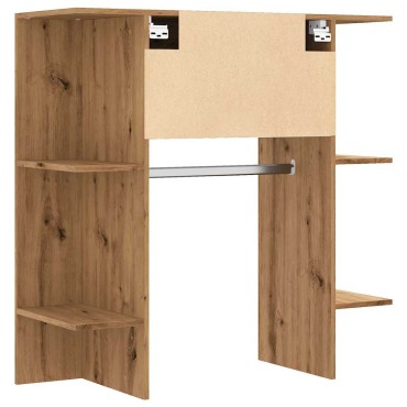 vidaXL Ντουλάπι διαδρόμου Δρυς τεχνίτης 97,5x37x99cm Ξύλο μηχανής 1 τεμ.