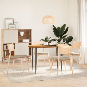 vidaXL Επιτραπέζια επιφάνεια Ανοιχτό Καφέ 120x60x4cm Ξύλο Δρυός Οβάλ