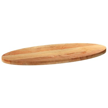 vidaXL Επιτραπέζια επιφάνεια Ανοιχτό Καφέ 120x60x4cm Ξύλο Δρυός Οβάλ