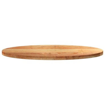 vidaXL Επιτραπέζια επιφάνεια Ανοιχτό Καφέ 120x60x4cm Ξύλο Δρυός Οβάλ