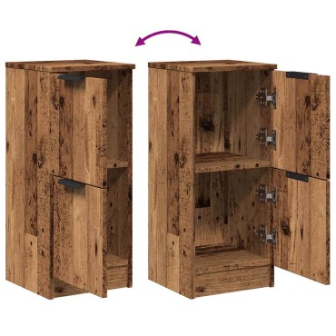 vidaXL Ντουλάπι Παλιό Ξύλο 30x30x70cm από Επεξεργασμένο Ξύλο 1 τεμ.