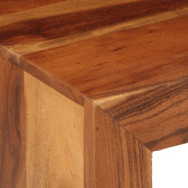 vidaXL Τραπεζάκι Βοηθητικό 37x29x40cm από Μασίφ Ξύλο Ακακίας 1 τεμ.