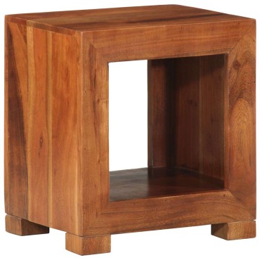 vidaXL Τραπεζάκι Βοηθητικό 37x29x40cm από Μασίφ Ξύλο Ακακίας 1 τεμ.
