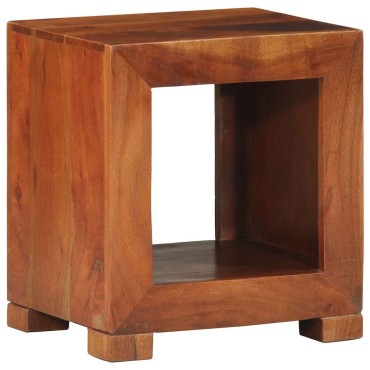 vidaXL Τραπεζάκι Βοηθητικό 37x29x40cm από Μασίφ Ξύλο Ακακίας 1 τεμ.