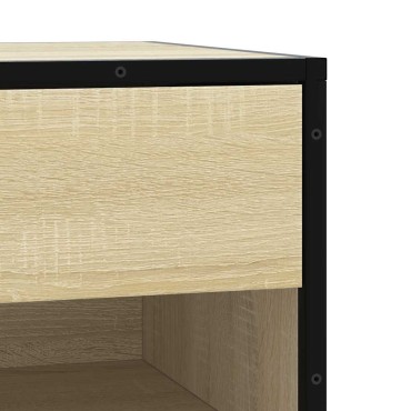 vidaXL Πάγκος παπουτσιών Δρυς sonoma 60x40x53,5cm Επεξεργασμένο ξύλο 1 τεμ.