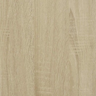 vidaXL Πάγκος παπουτσιών Δρυς sonoma 60x40x53,5cm Επεξεργασμένο ξύλο 1 τεμ.