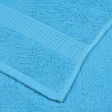vidaXL Πετσέτες Σάουνας 4 Τεμ. Τιρκουάζ 80x200εκ. 360 γρ/μ² 100% Βαμβ.