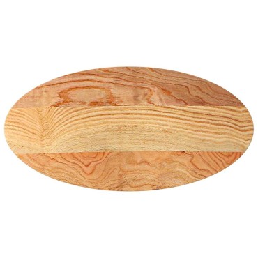 vidaXL Επιτραπέζια επιφάνεια Ανοιχτό Καφέ 100x50x4cm Ξύλο Δρυός Οβάλ