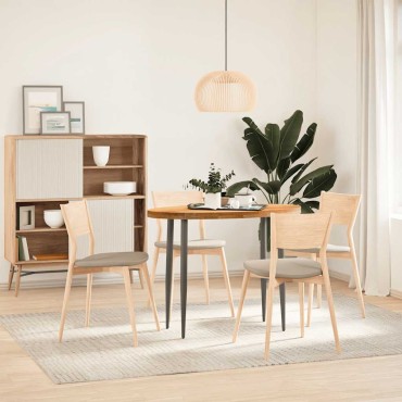 vidaXL Επιτραπέζια επιφάνεια Ανοιχτό Καφέ 100x50x4cm Ξύλο Δρυός Οβάλ