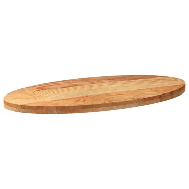 vidaXL Επιτραπέζια επιφάνεια Ανοιχτό Καφέ 100x50x4cm Ξύλο Δρυός Οβάλ