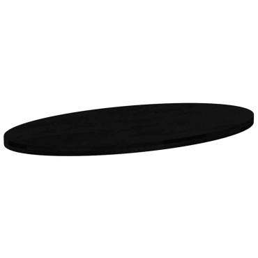 vidaXL Επιτραπέζια επιφάνεια Σκούρο Καφέ 120x60x4cm Ξύλο Δρυός Οβάλ