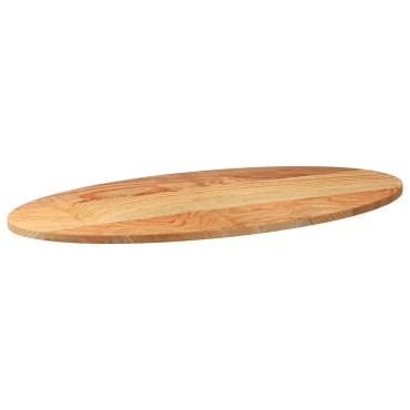 vidaXL Επιτραπέζια επιφάνεια Ανοιχτό Καφέ 100x50x2cm Ξύλο Δρυός Οβάλ
