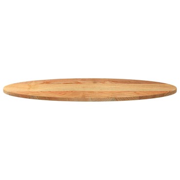 vidaXL Επιτραπέζια επιφάνεια Ανοιχτό Καφέ 100x50x2cm Ξύλο Δρυός Οβάλ