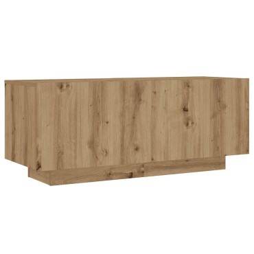 vidaXL Κομοδίνο τεχνίτης Δρυς 100x35x40cm από Επεξεργασμένο Ξύλο 1 τεμ.
