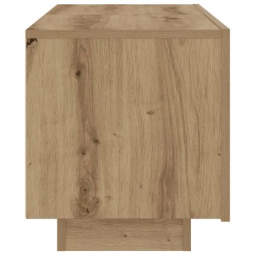 vidaXL Κομοδίνο τεχνίτης Δρυς 100x35x40cm από Επεξεργασμένο Ξύλο 1 τεμ.