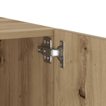 vidaXL Κομοδίνο τεχνίτης Δρυς 100x35x40cm από Επεξεργασμένο Ξύλο 1 τεμ.