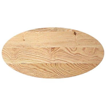 vidaXL Επιτραπέζια επιφάνεια 100x50x2cm μασίφ ξύλο δρυς οβάλ
