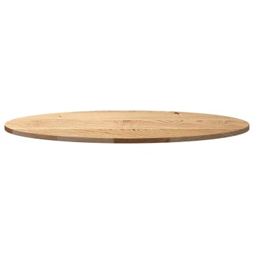 vidaXL Επιτραπέζια επιφάνεια 100x50x2cm μασίφ ξύλο δρυς οβάλ