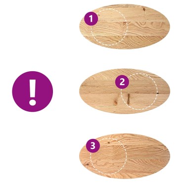 vidaXL Επιτραπέζια επιφάνεια 100x50x2cm μασίφ ξύλο δρυς οβάλ