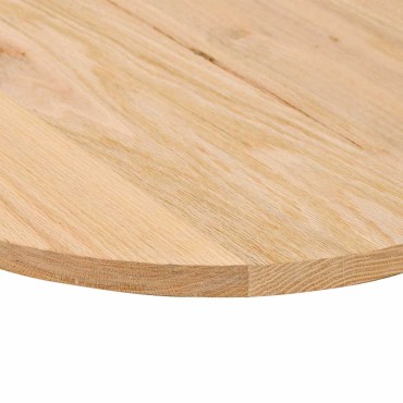 vidaXL Επιτραπέζια επιφάνεια 100x50x2cm μασίφ ξύλο δρυς οβάλ