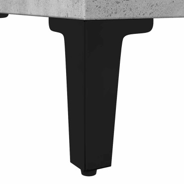 vidaXL Ντουλάπι Μπάνιου Γκρι Σκυροδέματος 30x30x100cm Επεξ. Ξύλο 1 τεμ.