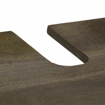 vidaXL νιπτήρας ντουλάπι μαύρο 62x33x58cm μασίφ ξύλο Μάνγκο