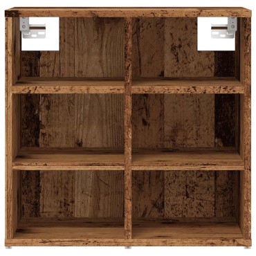 vidaXL Ντουλάπες Παπουτσιών 2 τεμ. Παλιό Ξύλο 52x30x50cm