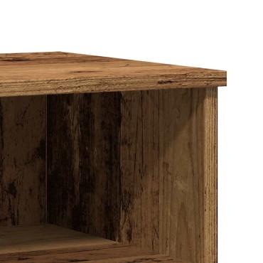 vidaXL Κομοδίνο Παλιό ξύλο 40x35x50cm από Επεξεργασμένο Ξύλο 1 τεμ.