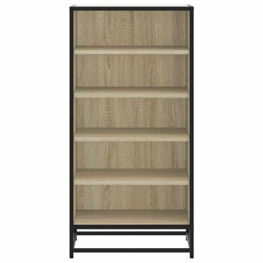 vidaXL Παπουτσοθήκη Sonoma Δρυς 48x38x97,5cm από Επεξεργασμένο Ξύλο