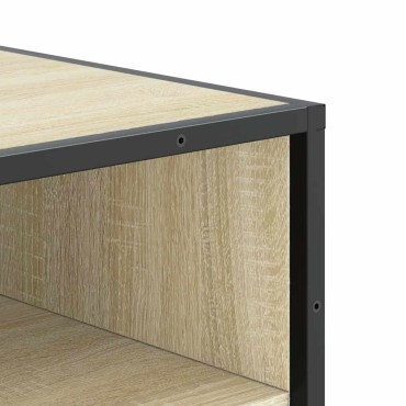 vidaXL Παπουτσοθήκη Sonoma Δρυς 48x38x97,5cm από Επεξεργασμένο Ξύλο