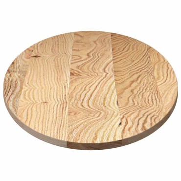 vidaXL Επιτραπέζια επιφάνεια 140x60x2cm από Μασίφ Ξύλο Δρυός Οβάλ