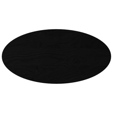 vidaXL Επιτραπέζια επιφάνεια Σκούρο Καφέ 100x50x2cm Ξύλο Δρυός Οβάλ
