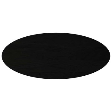 vidaXL Επιτραπέζια επιφάνεια Σκούρο Καφέ 140x60x2cm Ξύλο Δρυός Οβάλ